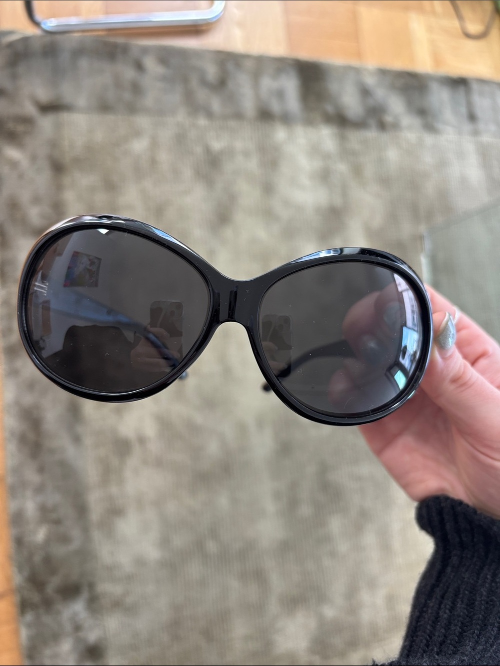 400UV trendy black bug sunglasses